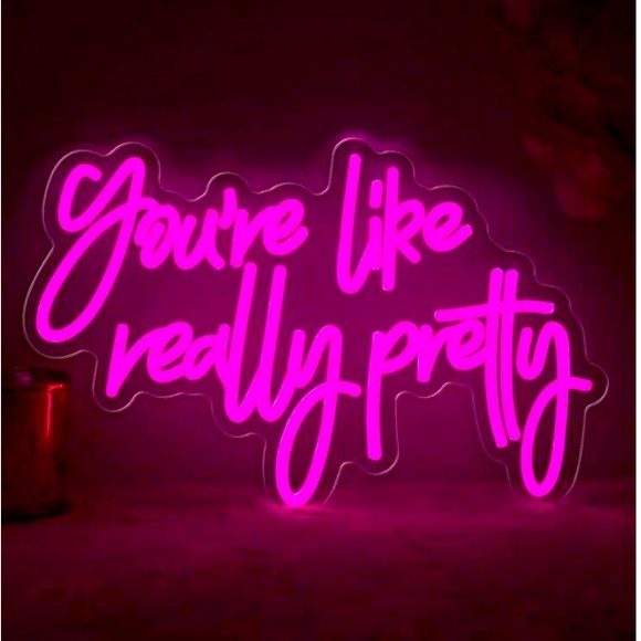 “Your Are Really Pretty” Pink Neon Light: Sign - Picture 1 of 4